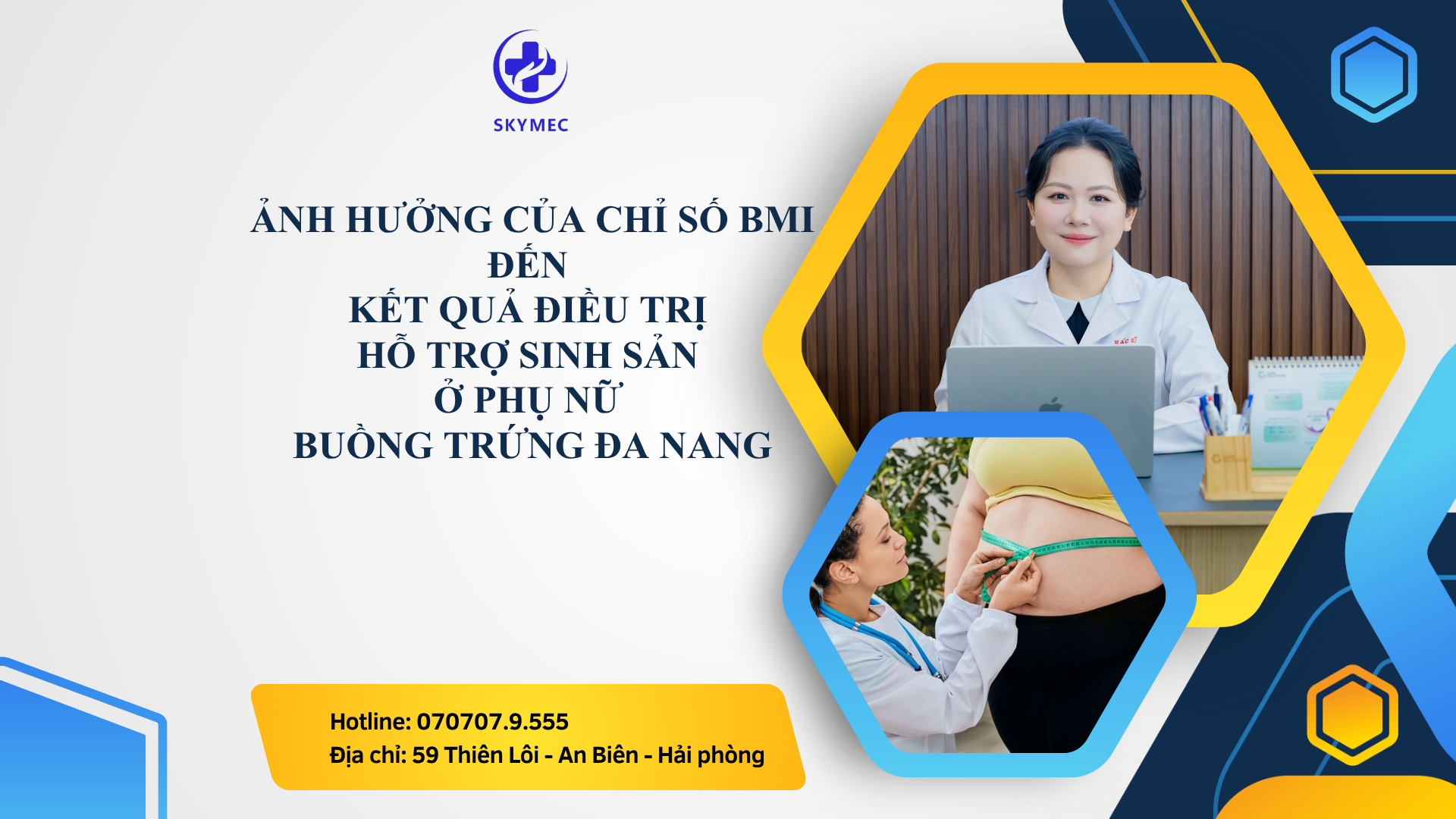 ẢNH HƯỞNG CỦA CHỈ SỐ BMI ĐẾN KẾT QUẢ ĐIỀU TRỊ HỖ TRỢ SINH SẢN Ở PHỤ NỮ BUỒNG TRỨNG ĐA NANG